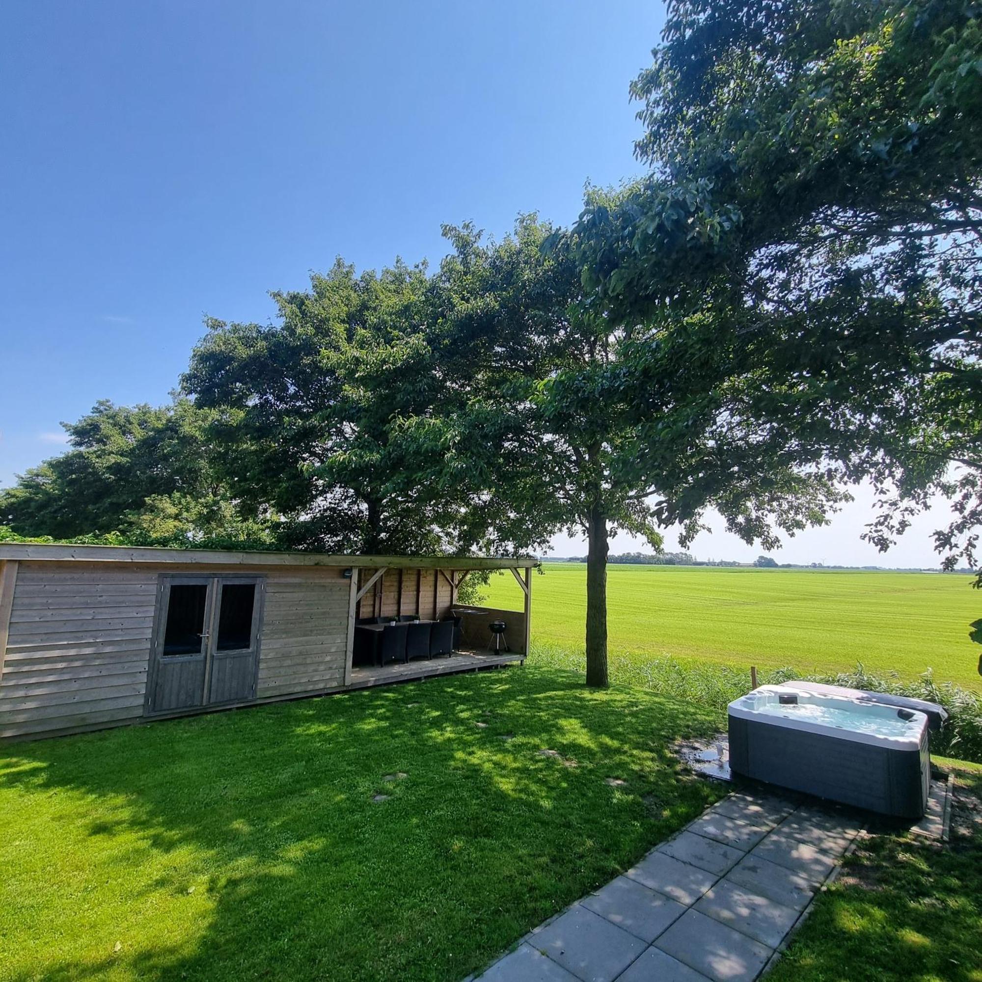 Luxus Familienvilla Mit Jacuzzi & Sauna 2 Tzummarum Exterior photo